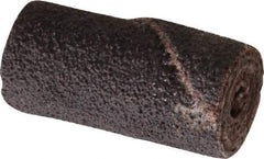 Merit Abrasives - 1/2" Max Roll Diam x 1" OAL, 60 Grit Aluminum Oxide Straight Cartridge Roll - 1/8" Pilot Hole Diam, Medium Grade - Apex Tool & Supply