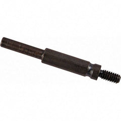 Merit Abrasives - 1/4-20 Cross/Square Pad Mandrel - 3" Long - Apex Tool & Supply