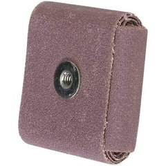 Merit Abrasives - 80 Grit, Medium Grade, Aluminum Oxide Square Pad - 2" Long x 2" Wide x 3/4" Thick - Apex Tool & Supply