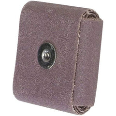 Merit Abrasives - 60 Grit, Medium Grade, Aluminum Oxide Square Pad - 1-1/2" Long x 1-1/2" Wide x 1/2" Thick - Apex Tool & Supply