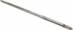 Made in USA - #5/0 Pin, 0.0966" Diam, 0.0719" Small End, 7/64" Diam Straight Shank, 1-3/16" Flute, Taper Pin Reamer - Apex Tool & Supply