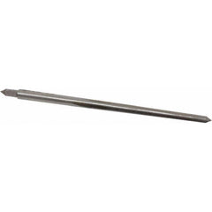 Made in USA - #4/0 Pin, 0.1142" Diam, 0.0869" Small End, 1/8" Diam Straight Shank, 1-5/16" Flute, Taper Pin Reamer - Apex Tool & Supply