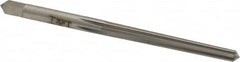 Made in USA - #1 Pin, 0.1798" Diam, 0.1447" Small End, 3/16" Diam Straight Shank, 1-11/16" Flute, Taper Pin Reamer - Apex Tool & Supply