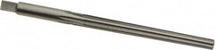 Made in USA - #2 Pin, 0.2008" Diam, 0.1605" Small End, 13/64" Diam Straight Shank, 1-15/16" Flute, Taper Pin Reamer - Apex Tool & Supply