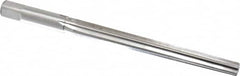 Made in USA - #5 Pin, 0.2994" Diam, 0.2409" Small End, 5/16" Diam Straight Shank, 2-13/16" Flute, Taper Pin Reamer - Apex Tool & Supply