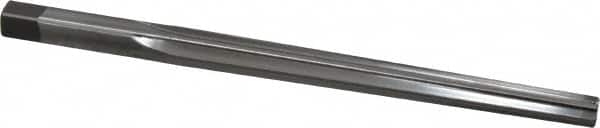 Made in USA - #7 Pin, 27/64" Diam, 0.3297" Small End, 13/32" Diam Straight Shank, 4-7/16" Flute, Taper Pin Reamer - Apex Tool & Supply
