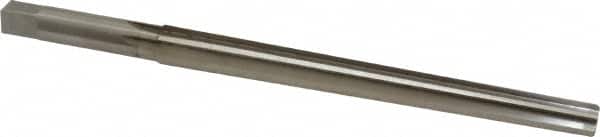 Made in USA - #8 Pin, 0.505" Diam, 0.3971" Small End, 7/16" Diam Straight Shank, 5-3/16" Flute, Taper Pin Reamer - Apex Tool & Supply