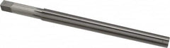 Made in USA - #11 Pin, 0.878" Diam, 0.706" Small End, 3/4" Diam Straight Shank, 8-1/4" Flute, Taper Pin Reamer - Apex Tool & Supply