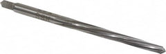 Made in USA - #1 Pin, 0.1798" Diam, 0.1447" Small End, 3/16" Diam Straight Shank, 1-11/16" Flute, Taper Pin Reamer - Apex Tool & Supply