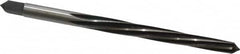 Made in USA - #2 Pin, 0.2008" Diam, 0.1605" Small End, 13/64" Diam Straight Shank, 1-15/16" Flute, Taper Pin Reamer - Apex Tool & Supply