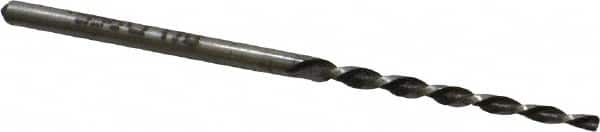 Made in USA - #7/0 Pin, 0.0666" Diam, 0.0497" Small End, 5/64" Diam Straight Shank, 13/16" Flute, Taper Pin Reamer - Apex Tool & Supply
