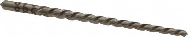 Made in USA - #4/0 Pin, 0.1142" Diam, 0.0869" Small End, 1/8" Diam Straight Shank, 1-5/16" Flute, Taper Pin Reamer - Apex Tool & Supply