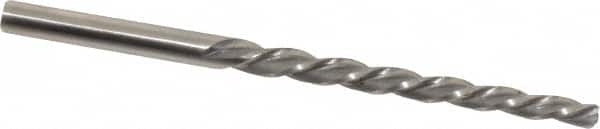 Made in USA - #0 Pin, 0.1638" Diam, 0.1287" Small End, 11/64" Diam Straight Shank, 1-11/16" Flute, Taper Pin Reamer - Apex Tool & Supply