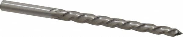 Made in USA - #2 Pin, 0.2008" Diam, 0.1605" Small End, 13/64" Diam Straight Shank, 1-15/16" Flute, Taper Pin Reamer - Apex Tool & Supply
