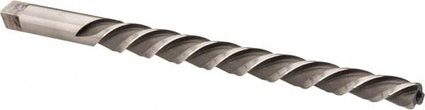 Made in USA - #7 Pin, 27/64" Diam, 0.3297" Small End, 13/32" Diam Straight Shank, 4-7/16" Flute, Taper Pin Reamer - Apex Tool & Supply