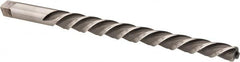 Made in USA - #7 Pin, 27/64" Diam, 0.3297" Small End, 13/32" Diam Straight Shank, 4-7/16" Flute, Taper Pin Reamer - Apex Tool & Supply
