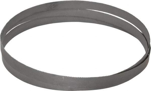 Starrett - 14 to 18 TPI, 5' 4-1/2" Long x 1/2" Wide x 0.025" Thick, Welded Band Saw Blade - Bi-Metal, Toothed Edge, Raker Tooth Set, Contour Cutting - Apex Tool & Supply