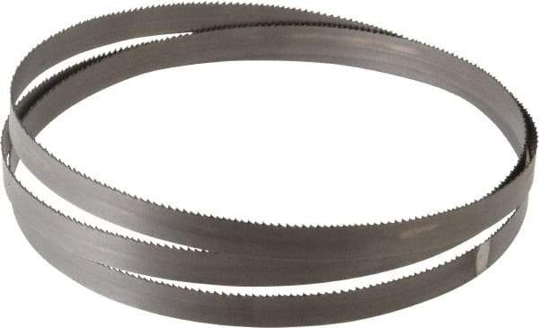 Starrett - 10 to 14 TPI, 5' 5" Long x 1/2" Wide x 0.025" Thick, Welded Band Saw Blade - Bi-Metal, Toothed Edge, Raker Tooth Set, Contour Cutting - Apex Tool & Supply