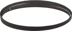 Starrett - 10 to 14 TPI, 7' 9" Long x 1/2" Wide x 0.025" Thick, Welded Band Saw Blade - Bi-Metal, Toothed Edge, Raker Tooth Set, Contour Cutting - Apex Tool & Supply
