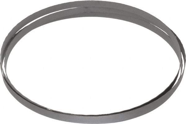 Starrett - 14 to 18 TPI, 7' 9" Long x 1/2" Wide x 0.025" Thick, Welded Band Saw Blade - Bi-Metal, Toothed Edge, Raker Tooth Set, Contour Cutting - Apex Tool & Supply