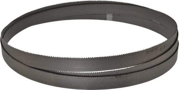 Starrett - 10 to 14 TPI, 7' 9" Long x 3/4" Wide x 0.035" Thick, Welded Band Saw Blade - Bi-Metal, Toothed Edge, Raker Tooth Set, Contour Cutting - Apex Tool & Supply