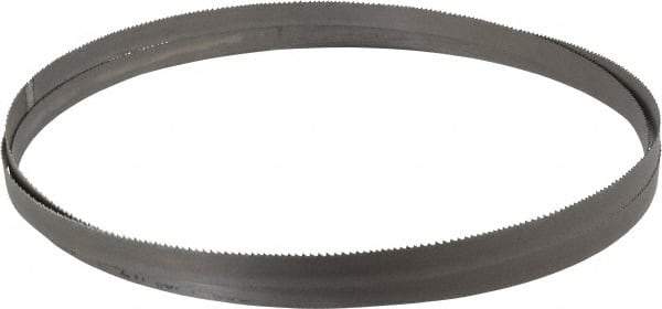 Starrett - 10 to 14 TPI, 7' 9-1/2" Long x 1/2" Wide x 0.025" Thick, Welded Band Saw Blade - Bi-Metal, Toothed Edge, Raker Tooth Set, Contour Cutting - Apex Tool & Supply