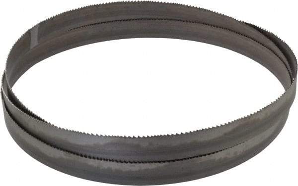 Starrett - 6 to 10 TPI, 9' 7-1/2" Long x 1" Wide x 0.035" Thick, Welded Band Saw Blade - Bi-Metal, Toothed Edge, Raker Tooth Set, Contour Cutting - Apex Tool & Supply