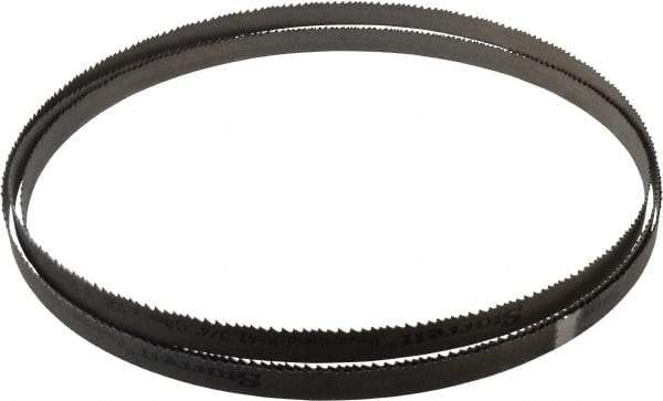 Starrett - 5 to 8 TPI, 11' Long x 3/4" Wide x 0.035" Thick, Welded Band Saw Blade - Bi-Metal, Toothed Edge, Raker Tooth Set, Contour Cutting - Apex Tool & Supply