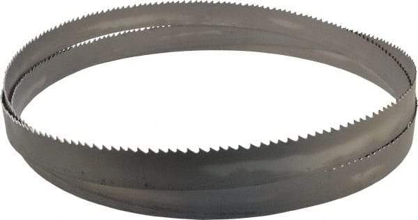 Starrett - 3 to 4 TPI, 12' 6" Long x 1-1/4" Wide x 0.042" Thick, Welded Band Saw Blade - Bi-Metal, Toothed Edge, Raker Tooth Set, Contour Cutting - Apex Tool & Supply