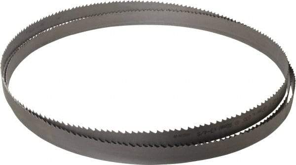 Starrett - 3 to 4 TPI, 13' 3" Long x 1" Wide x 0.035" Thick, Welded Band Saw Blade - Bi-Metal, Toothed Edge, Raker Tooth Set, Contour Cutting - Apex Tool & Supply