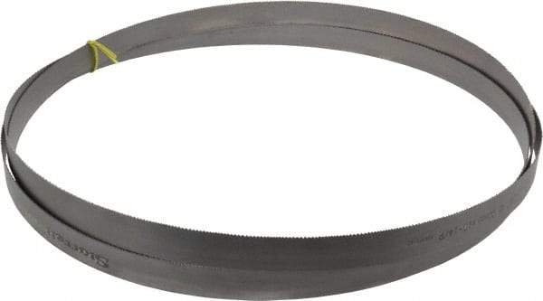 Starrett - 10 to 14 TPI, 13' 6" Long x 1" Wide x 0.035" Thick, Welded Band Saw Blade - Bi-Metal, Toothed Edge, Raker Tooth Set, Contour Cutting - Apex Tool & Supply