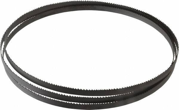 Starrett - 8 to 12 TPI, 6' 8" Long x 3/8" Wide x 0.025" Thick, Welded Band Saw Blade - Bi-Metal, Toothed Edge, Raker Tooth Set, Contour Cutting - Apex Tool & Supply