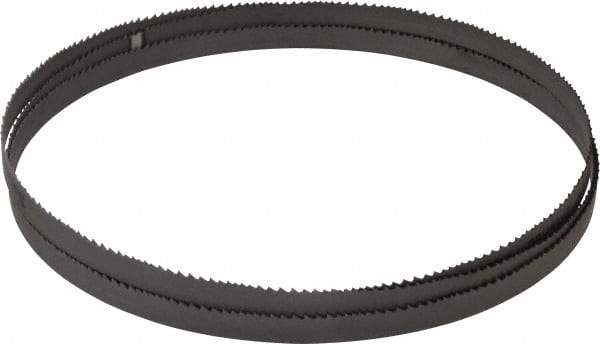 Starrett - 6 to 10 TPI, 7' 5" Long x 1/2" Wide x 0.035" Thick, Welded Band Saw Blade - Bi-Metal, Toothed Edge, Raker Tooth Set, Contour Cutting - Apex Tool & Supply