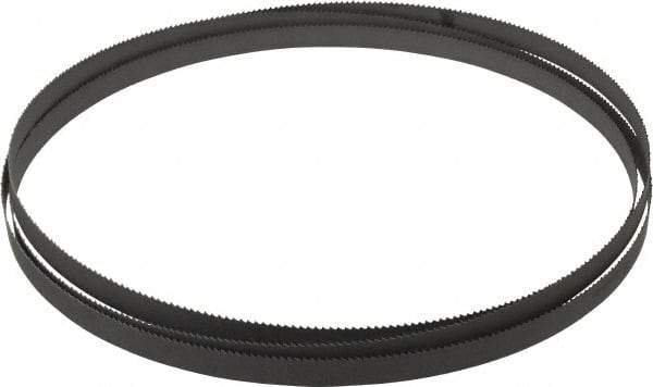 Starrett - 10 TPI, 7' 9" Long x 1/2" Wide x 0.02" Thick, Welded Band Saw Blade - Bi-Metal, Toothed Edge, Raker Tooth Set, Contour Cutting - Apex Tool & Supply