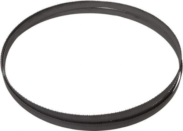 Starrett - 10 to 14 TPI, 7' 9" Long x 1/2" Wide x 0.035" Thick, Welded Band Saw Blade - Bi-Metal, Toothed Edge, Raker Tooth Set, Contour Cutting - Apex Tool & Supply