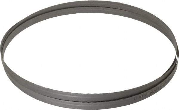 Starrett - 18 TPI, 7' 9-1/2" Long x 1/2" Wide x 0.025" Thick, Welded Band Saw Blade - Bi-Metal, Toothed Edge, Wavy Tooth Set, Contour Cutting - Apex Tool & Supply