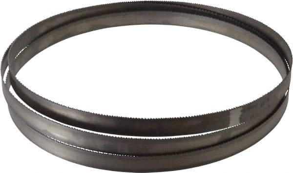 Starrett - 10 to 14 TPI, 8' 10" Long x 3/4" Wide x 0.035" Thick, Welded Band Saw Blade - Bi-Metal, Toothed Edge, Raker Tooth Set, Contour Cutting - Apex Tool & Supply