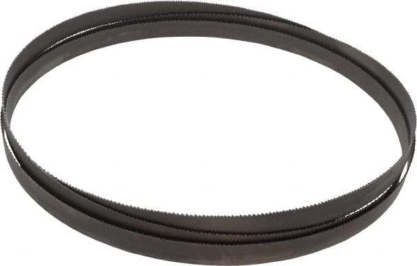 Starrett - 10 to 14 TPI, 9' 7-1/2" Long x 3/4" Wide x 0.035" Thick, Welded Band Saw Blade - Bi-Metal, Toothed Edge, Raker Tooth Set, Contour Cutting - Apex Tool & Supply