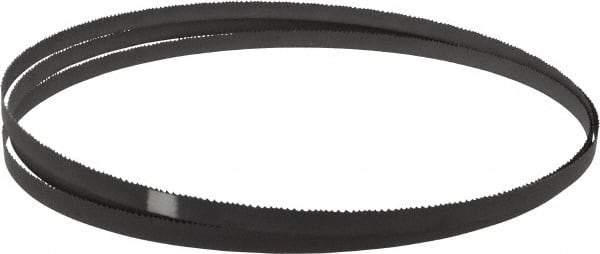 Starrett - 8 to 12 TPI, 9' 9" Long x 1/2" Wide x 0.025" Thick, Welded Band Saw Blade - Bi-Metal, Toothed Edge, Raker Tooth Set, Contour Cutting - Apex Tool & Supply