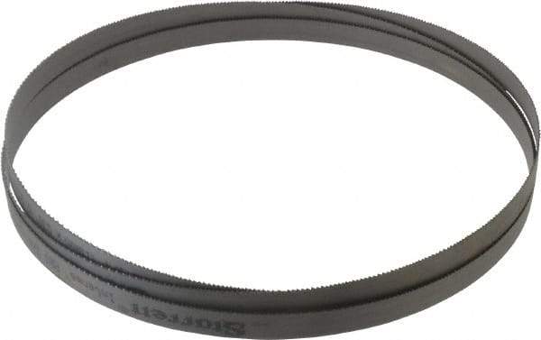 Starrett - 10 to 14 TPI, 9' 10" Long x 3/4" Wide x 0.035" Thick, Welded Band Saw Blade - Bi-Metal, Toothed Edge, Raker Tooth Set, Contour Cutting - Apex Tool & Supply