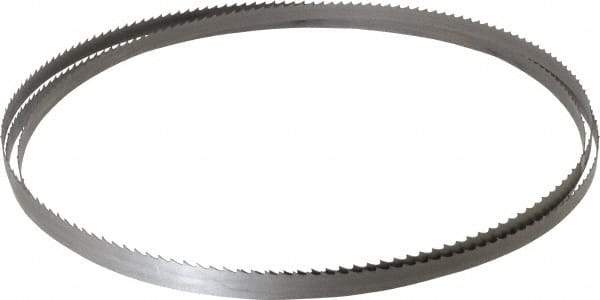 Starrett - 4 TPI, 10' Long x 1/2" Wide x 0.025" Thick, Welded Band Saw Blade - Bi-Metal, Toothed Edge, Raker Tooth Set, Contour Cutting - Apex Tool & Supply