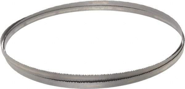 Starrett - 8 to 12 TPI, 10' 5" Long x 1/2" Wide x 0.035" Thick, Welded Band Saw Blade - Bi-Metal, Toothed Edge, Raker Tooth Set, Contour Cutting - Apex Tool & Supply