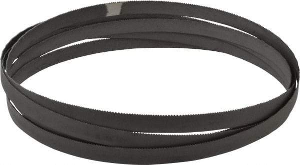 Starrett - 14 to 18 TPI, 10' 10" Long x 1/2" Wide x 0.025" Thick, Welded Band Saw Blade - Bi-Metal, Toothed Edge, Raker Tooth Set, Contour Cutting - Apex Tool & Supply