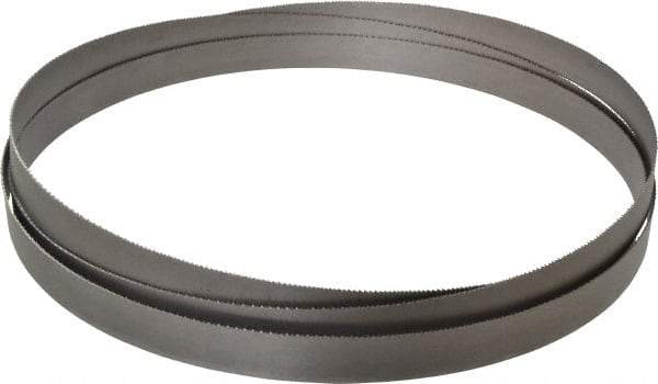 Starrett - 10 to 14 TPI, 11' 5" Long x 1" Wide x 0.035" Thick, Welded Band Saw Blade - Bi-Metal, Toothed Edge, Raker Tooth Set, Contour Cutting - Apex Tool & Supply