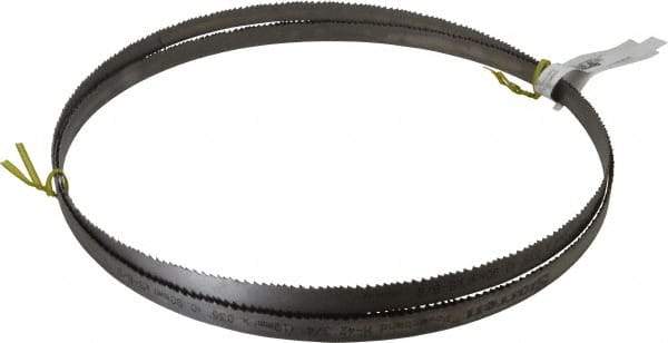 Starrett - 5 to 8 TPI, 11' 5" Long x 3/4" Wide x 0.035" Thick, Welded Band Saw Blade - Bi-Metal, Toothed Edge, Raker Tooth Set, Contour Cutting - Apex Tool & Supply