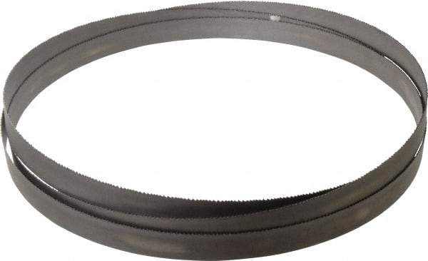 Starrett - 8 to 12 TPI, 12' 1" Long x 1" Wide x 0.035" Thick, Welded Band Saw Blade - Bi-Metal, Toothed Edge, Raker Tooth Set, Contour Cutting - Apex Tool & Supply