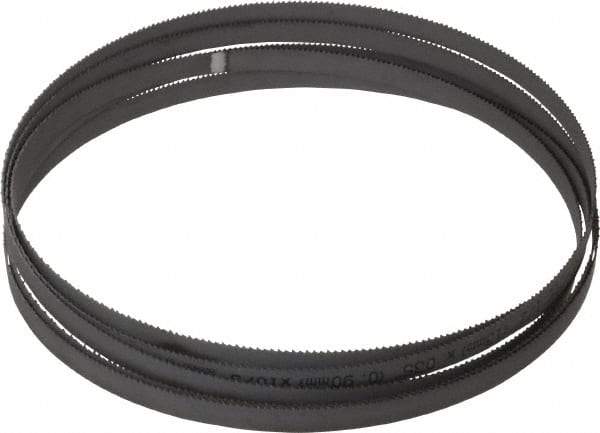 Starrett - 10 TPI, 12' 7" Long x 1/2" Wide x 0.035" Thick, Welded Band Saw Blade - Bi-Metal, Toothed Edge, Raker Tooth Set, Contour Cutting - Apex Tool & Supply