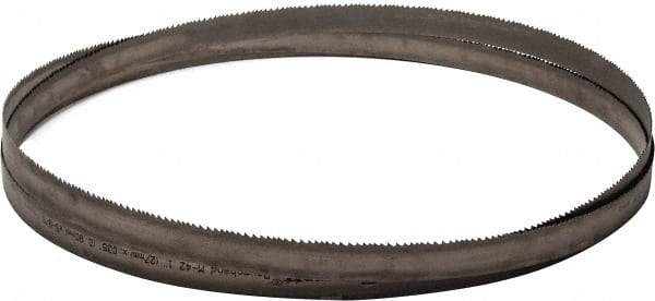Starrett - 5 to 8 TPI, 15' Long x 1" Wide x 0.035" Thick, Welded Band Saw Blade - Bi-Metal, Toothed Edge, Raker Tooth Set, Contour Cutting - Apex Tool & Supply