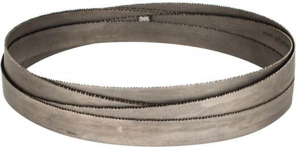 Starrett - 8 to 12 TPI, 15' 6" Long x 1" Wide x 0.035" Thick, Welded Band Saw Blade - Bi-Metal, Toothed Edge, Raker Tooth Set, Contour Cutting - Apex Tool & Supply