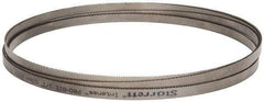 Starrett - 10 to 14 TPI, 16' Long x 1/2" Wide x 0.035" Thick, Welded Band Saw Blade - Bi-Metal, Toothed Edge, Raker Tooth Set, Contour Cutting - Apex Tool & Supply